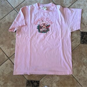 Strawberry Shortcake Vintage Sweet Girl Pink Kids T-Shirt